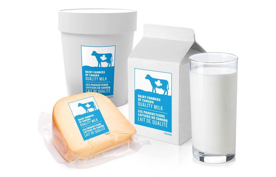 blue cow logos on dairy products